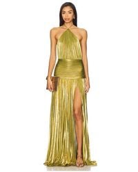 retroféte - Vestido Thalia En Color Verde Talla (También En S, M, Xl) - Lyst