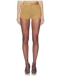 Norma Kamali - High Waist Jean Short - Lyst