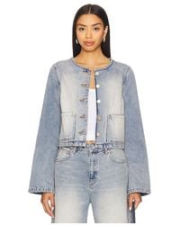 A.Brand - Caitlin Denim Jacket - Lyst