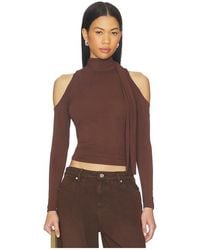 Mimchik - Jean Scarf Top - Lyst
