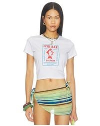 Sunny Somewhere - Nantucket Fish Bar Tiny Tee - Lyst