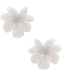 Lele Sadoughi - Wildflower Button Earrings - Lyst