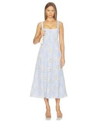 Bardot - Lilah Corset Midi Dress - Lyst