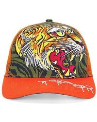 Ed Hardy - Screaming Tiger Hat - Lyst