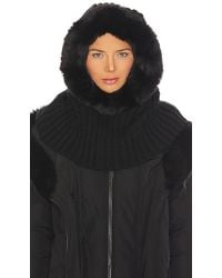 Goldbergh - Bufanda Con Capucha Naomi En Color Negro Talla - Lyst