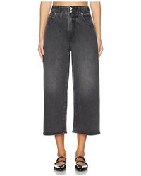 Pistola - Scarlett Crop Wide Leg Jeans - Lyst