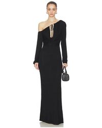 AYA MUSE - Maxivestido Sola En Color Negro Talla (También En M, S, Xs, Xxs) - Lyst