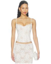 Runaway the Label - Kiani Lace Bustier - Lyst