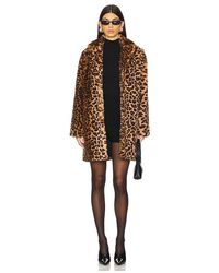 superdown - Raina Faux Fur Coat - Lyst