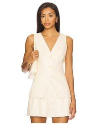 Veronica Beard - Chaleco Avalina En Color Neutral Talla (También En 00, 10, 12, 14, 16, 2, 4, 6, 8) - Lyst