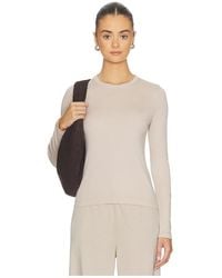 Enza Costa - Cotton New Classic Long Sleeve Tee - Lyst