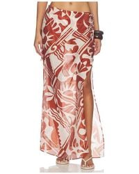 L'academie - 'Academie Caila Maxi Skirt - Lyst