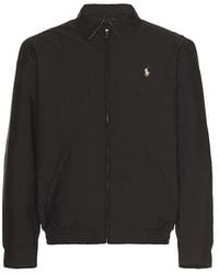 Ralph lauren bi swing windbreaker black best sale
