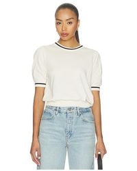 FRAME - The Gathered Sweater - Lyst