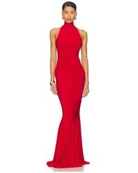 Norma Kamali - X Revolve Halter Turtle Fishtail Gown - Lyst