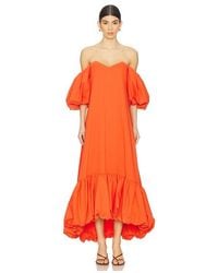 Caroline Constas - Lucia Midi Dress - Lyst
