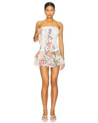 Charo Ruiz - Vestido Cusia En Color Blanco Talla (También En M, S) - Lyst