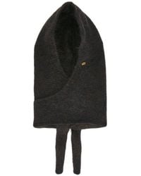 Ganni - Brushed Mohair Balaclava - Lyst