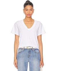 PERFECTWHITETEE - Camiseta cuello pico cotton boxy - Lyst