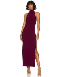 Norma Kamali - X Revolve Turtle Halter Side Slit - Lyst