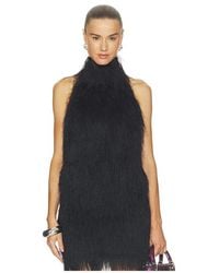 AEXAE - Polyester Fringe Halter Top - Lyst