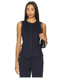 Rag & Bone - Irina Ponte Long Vest - Lyst