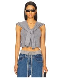Monse - Tie Scarf Knitted Top - Lyst