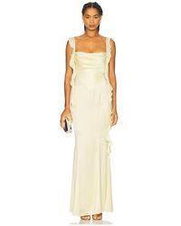 Nana Jacqueline - Vestido Caroline En Color Amarillo Talla (También En M, S, Xs) - Lyst