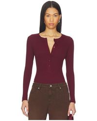 SNDY'S - Henley Bodysuit - Lyst