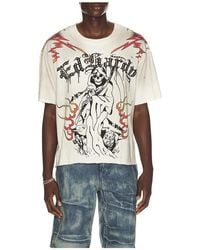 Ed Hardy - By Appointment Only Reaper Cropped Boxy Tee - Lyst
