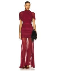 Amanda Uprichard - X Revolve Evianna Mesh Gown - Lyst