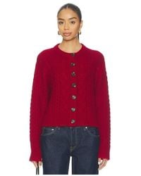 RE/DONE - Cable Cardigan - Lyst