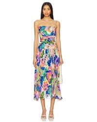 Amanda Uprichard - Midi-Kleid Dress - Lyst