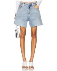 SER.O.YA - Sabrina Boyfriend Short - Lyst