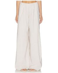 La Ligne - Pleated Wide Leg Pant - Lyst