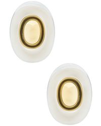 Luv Aj - The Two-Tone Chrome Orb Statement Studs - Lyst