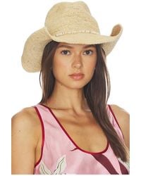 Hat Attack - Raffia Cowboy Hat - Lyst