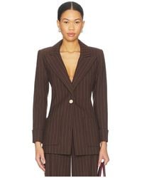 Alice + Olivia - Burns Fitted Roll Cuff Blazer - Lyst