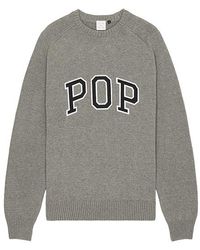 Pop Trading Co. - Sweatshirt Mit Rundhalsausschnitt Knitted Arch - Lyst