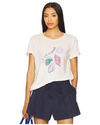 Sundry - Marine Rolled Sleeve Tee - Lyst