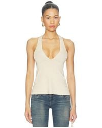 Lovers + Friends - Rosanna Metallic V Neck Top - Lyst