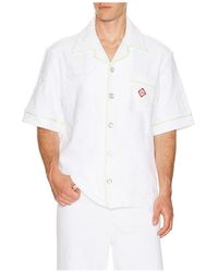 CASABLANCA - Towelling Monogram Shirt - Lyst