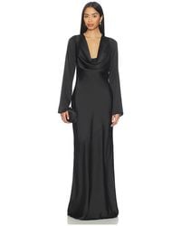 Lovers + Friends - Vestido Largo Natalia En Color Negro Talla (También En M, S, Xl, Xs, Xxs) - Lyst