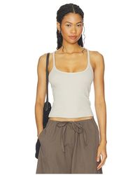 Enza Costa - Cotton Rib Cami Tank - Lyst