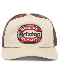 Brixton - Keaton Netplus Trucker Hat - Lyst