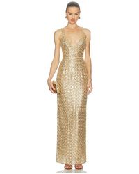 Bronx and Banco - Allegra Sequin Maxi Dress - Lyst