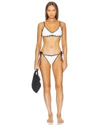 Zimmermann - Halliday Knit Scoop Bikini Set - Lyst