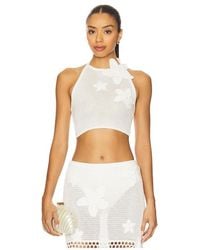 Devon Windsor - Rammy Top en White - Lyst