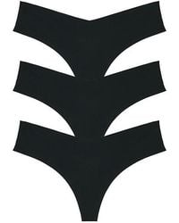 Commando - Invisible Rib Thong 3-Pack - Lyst