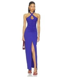 Susana Monaco - Cross Front Gathered Front Dress - Lyst